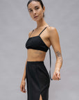 Coco Black Bra Top Organic Cotton